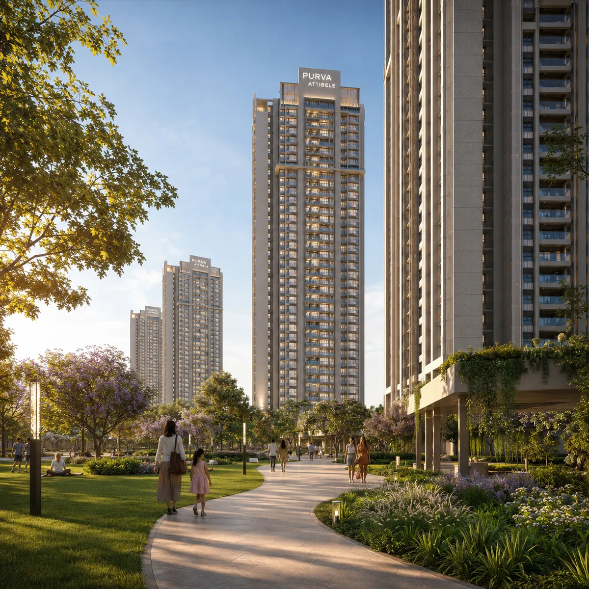 Purva Attibele vehicle-free landscape ecosystem with walking loops